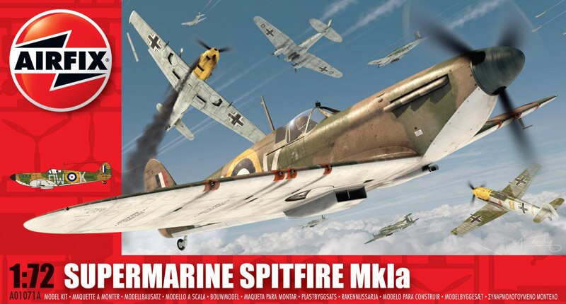 модель САМОЛЕТ SUPERMARINE SPITFIRE Mkla